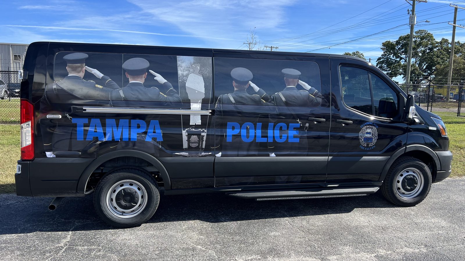 Tampa Police commercial van wrap